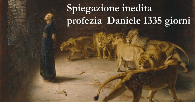 Spiegazione Inedita Nuova Profezia Daniele 1335 Giorni