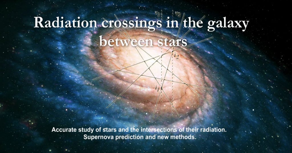 Study On Radiation Crossings In The Galaxy Between Stars