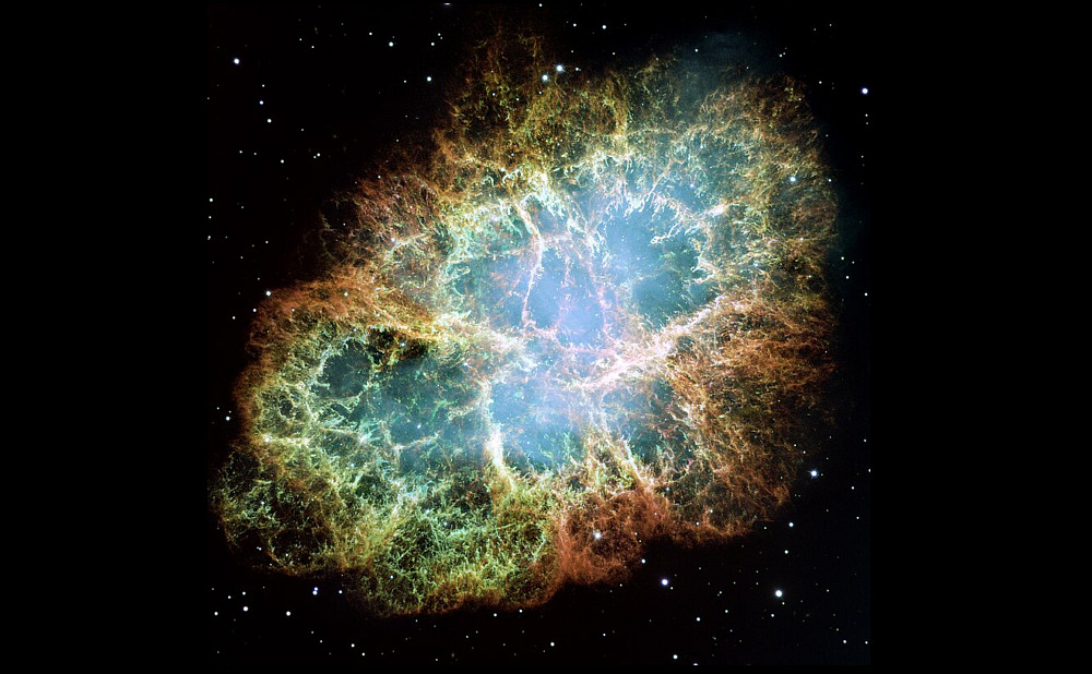 Remnant Crab Nebula Of The Supernova Explosion Sn1054 Tipe Ia