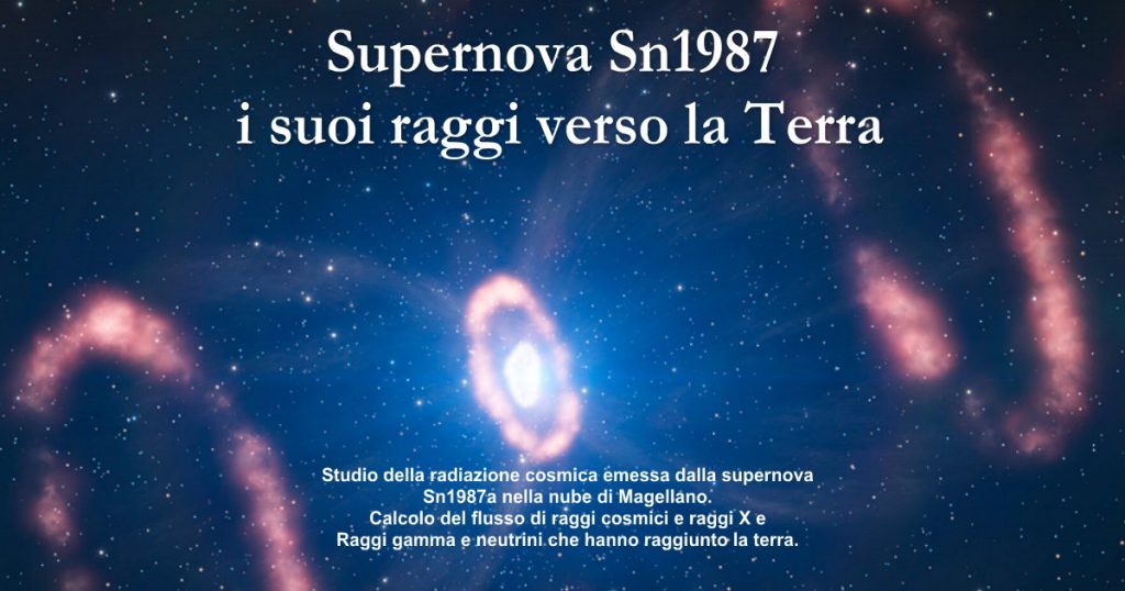 Supernova Sn1987a Raggi Cosmici Verso La Terra